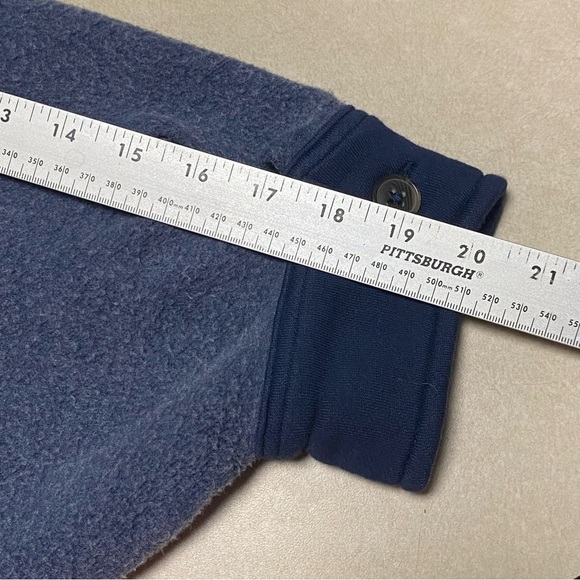 Free People Jacket Women's Size Large Oceania Blue Ruby Jacket oversized Shacket - Picture 13 of 17